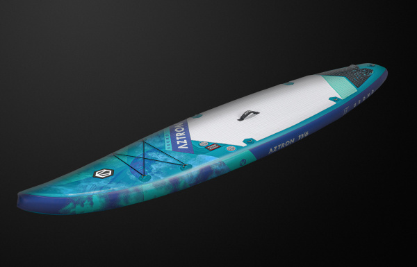 SUP board доска URONO Touring, 11'6'', 3.5 м (зеленый; 11'6''; 10.3 кг)